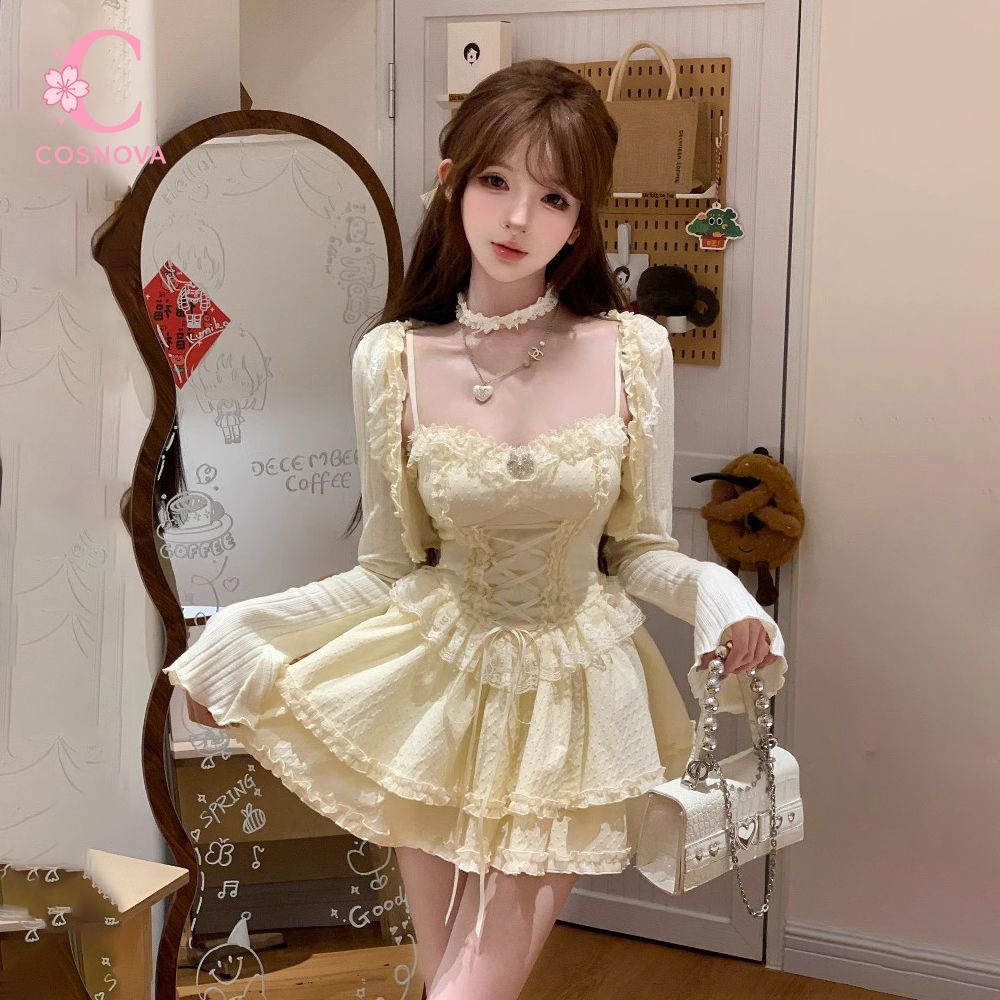 Elastic Lace Trim - Набор платьев в стиле Сладкая Лолита