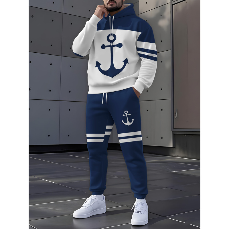 Embellish Knit - Мужской повседневный спортивный комплект включает в