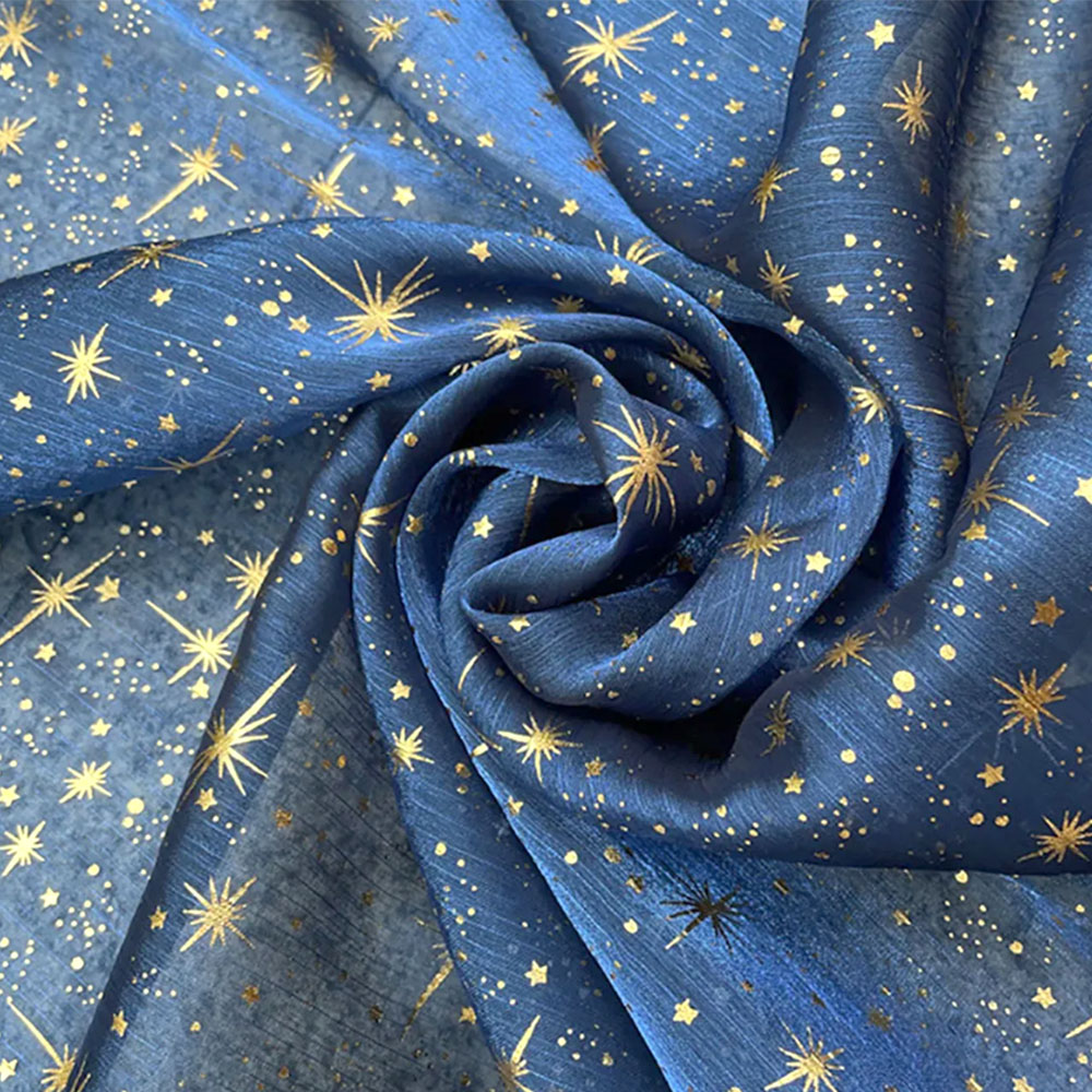 Sequin Fabric Panel - Блестящая блестящая бронзовая ткань из органзы