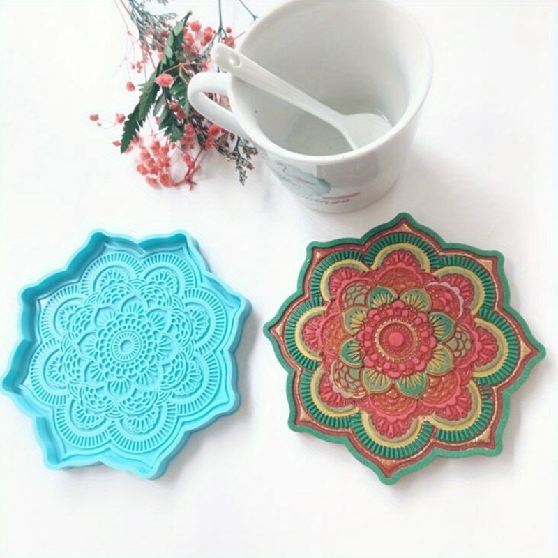 Embellishment Crafts - Силиконовая форма для подставки с мандалой,
