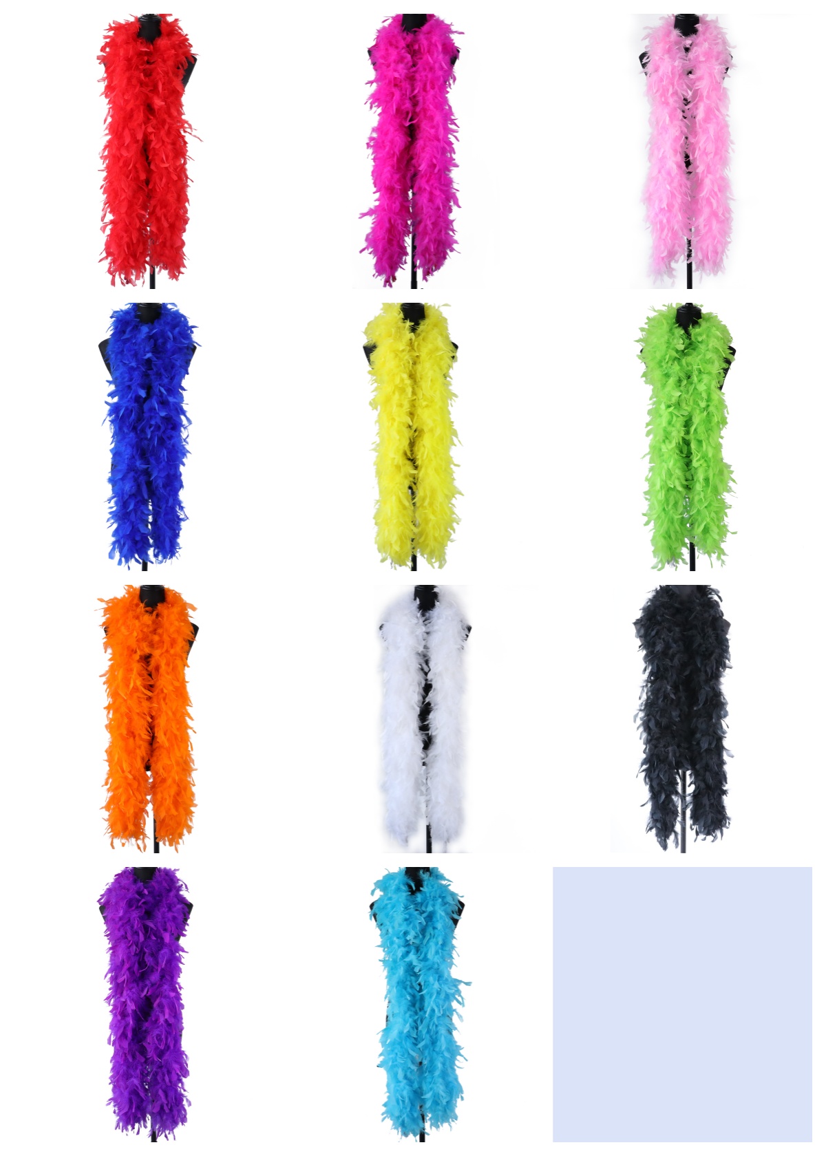 2м 90г Пушистая бахрома из пер – обзор и цена Feather Trim Marabou